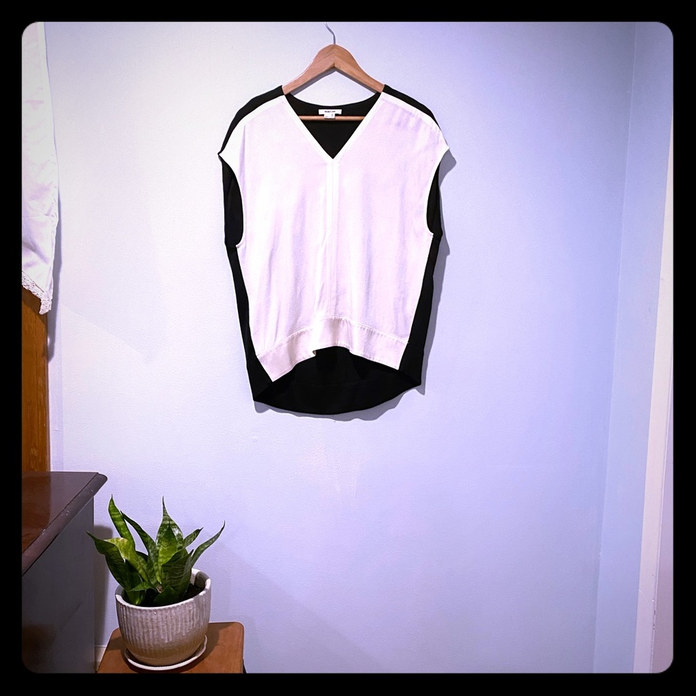 Helmut Lang fabric mixed top